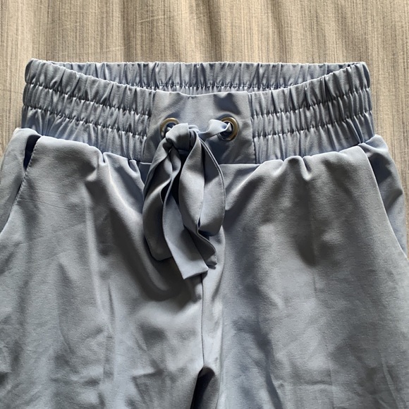 Revamped Baby Blue Paperbag Pants - Picture 4 of 4